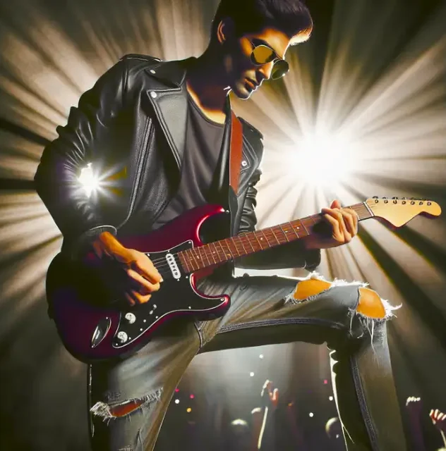 Guitar Chord Finder: The Ultimate Guide for Musicians uitarist performing with Guitar Chord Finder inspiration