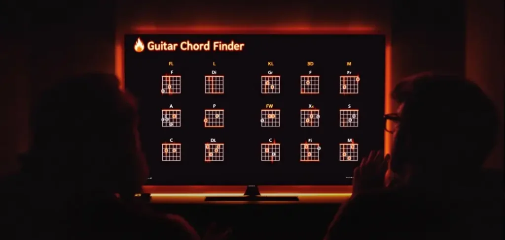 Guitar Chord Finder: The Ultimate Guide for Musicians Guitar Chord Finder interface on screen showing chord diagrams