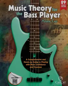 Chords for Bass Guitar: Crush It with Power! "Music Theory for the Bass Player by Ariane Cap, a guide to mastering Chords for Bass Guitar with online videos."